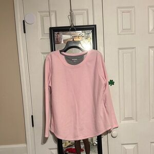 Kim Rogers Soft Pink Fleece Top